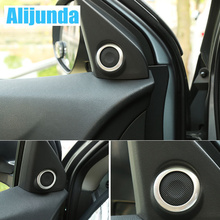 New Arrival ! Car Interior Door Stereo Speaker Cover Trim Fit For Mitsubishi  ASX 2013 2014 2015 Car Styling stainless steel 2024 - buy cheap