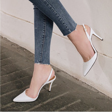 LIHUAMAO  pumps women stiletto heels snadals ankle strap pointed toe sexy high heel shoes slingback party wedding 2024 - buy cheap