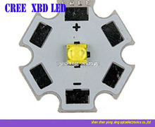 Free shipping 10pcs X Cree XBD XB-D 1-3W LED Emitter Chip Warm White 3000-3200K; Cold White 6000-6500K with 20MM PCB 2024 - buy cheap