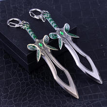 MQCHUN DOTA2 Butterfly Sword Weapon Figure Keyring Keychain Accessory Cosplay Toy Metal Key Chain Hot Game Jewelry Dota Key Ring 2024 - buy cheap