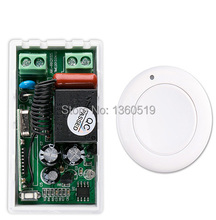 Sistema de Control remoto inalámbrico, receptor y Panel de pared blanco, conector remoto, AC 220 V, 1ch 2024 - compra barato