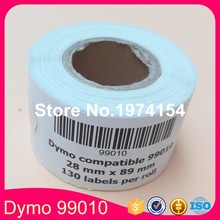 70 X ROLLS térmica Compatible Dymo etiquetas 99010 28x89mm 130 etiquetas por rollo etiketten DYMO 99010 de 9010 2024 - compra barato
