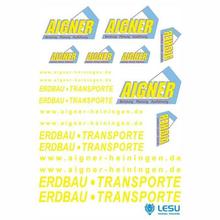 LESU Decal Water Sticker Set 1/14 RC DIY Tmy Tractor Dumper Truck Trailer Car TH14393 2024 - buy cheap