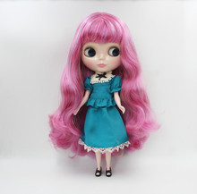 Free Shipping big discount RBL-538 DIY Nude Blyth doll birthday gift for girl 4colour big eye doll with beautiful Hair cute toy 2024 - buy cheap