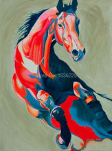 pop art paintings abstract horse painting  handmade oil paintings for sale modern abstract oil painting for bedroom sets 2024 - buy cheap