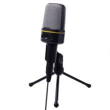 Computer Condenser Microphone Studio 3.5mm Plug & Play Mikrofono for PC Desktop Laptop for Online Chatting Recording Gaming Mic 2024 - buy cheap