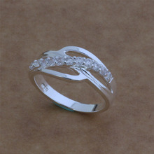 Оптовые высококачественные серебряные Модные кольца для ювелирных изделий, WR-045 2024 - купить недорого