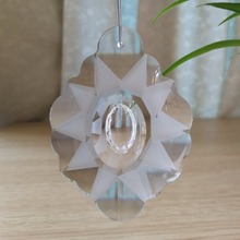 Pendente de lustre de cristal transparente, 76mm, 8 peças 2024 - compre barato