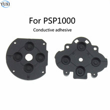Yuxi 1 conjunto de interruptor de borracha de silicone, substituição de borracha l direita e botão r para sony psp 1000 psp1000 2024 - compre barato