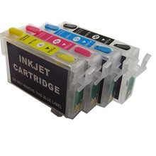 Cartucho de tinta recargable T0715 71 T0711-T0714 para impresora epson, BX610FW, SX610FW, BX310FN, SX410W, BX600FW, SX600FW, chip de reinicio automático 2024 - compra barato