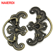 NAIERDI 5pcs Retro Bronze Tone Handles Drawer Cabinet Desk Door Jewelry Box Pulls Handle Wardrobe Knobs For Furniture Hardware 2024 - buy cheap