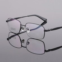 W-145 Pure Titanium Men Glasses Frame Myopia optical full rim eyeglasses frames business Solid Male frame eyewear magnifier 2024 - buy cheap