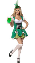 Free Shipping Sexy Lady Beer Girl Costume Halloween Party Costumes 2024 - buy cheap