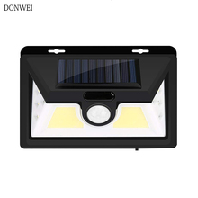 COB+LED Garden Solar Lights Waterproof Outdoor Solar Lamp Wide Angle Solar Motion Sensor For Pathway Garage Security Wall Lamp 2024 - buy cheap