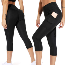 Fittoo cintura alta aptidão leggings mulheres empurrar para cima treino legging com bolsos ruched leggins calças femininas roupas de fitness 2024 - compre barato
