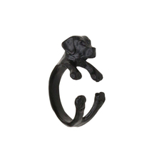 Wholesale 10Pc/lot Vintage Cocker Spaniel Ring Adjustable 3D Cartoon Doggie Rings For Women Girls Kids Geeks Rings Jewlery Gift 2024 - buy cheap