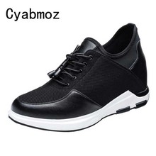 New Summer Comfortable Casual Shoes Sneakers Height Increasing for Boys/Mens Get Taller Elevator Shoes 8cm 10cm Breathable Shoes 2024 - buy cheap