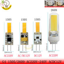 1PCS/Lot High quality LED Bulb G9 G4 E14 led AC220V AC/DC12V 6W 9W Lampada G4 LED Lamp COB led Lights Replace Halogen 2024 - buy cheap