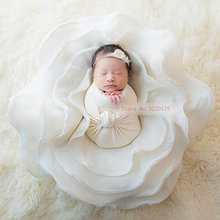 2021 Newborn Photography Props Flokati Flower Bath Posing Baskets Background Baby Photoshoot Accessories Photo Shoot Backdrop 2024 - buy cheap