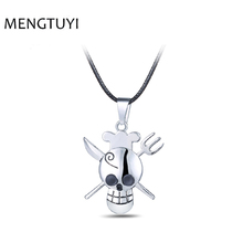 J Store Animal ONE PIECE Necklace Men Women Sanji Logo Metal Alloy Men skull skeleton Jewelry Necklaces Pendants 2024 - buy cheap