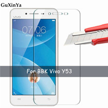 Закаленное стекло Vivo Y53, 2 шт., Защитное стекло для экрана Vivo Y53, стекло 9H с защитой от царапин, пленка для телефона BBK Vivo Y53 2017, 5,0 дюйма 2024 - купить недорого
