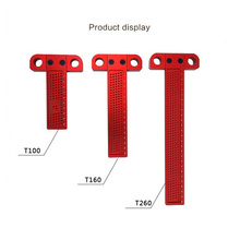 Деревообрабатывающий Т-квадратный измерительный инструмент из алюминиевого сплава для деревообработки скорость квадратный Угол транспортир точный измерительный инструмент 2024 - купить недорого