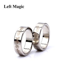 Alphabet Silver Strong Magnetic Magic Ring Magic Tricks 18/19/20/21MM Size Coin Finger Magician Magic Props Show Tool Magic Toys 2024 - купить недорого