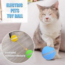 Dropshipping impermeable chico niños juguete mágico rodillo bola de salto USB eléctrico Pet Ball LED Bola de Flash rodante divertido juguete para perro gato 2024 - compra barato