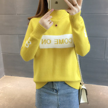 New  Fashion 2021 Women Autumn Winter  Embroidery Cat Brand  Sweater Pullovers  Warm  Knitted Sweaters Pullover  Lady 2024 - buy cheap