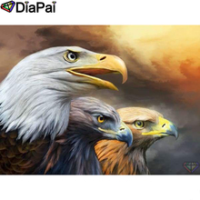 DIAPAI Diamond Painting 5D DIY 100% Full Square/Round Drill "Animal eagle" Diamond Embroidery Cross Stitch 3D Decor A24307 2024 - buy cheap