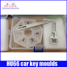 HU66 car key moulds+ key code for key mould Car Key Profile Modeling Free shipping 2024 - buy cheap