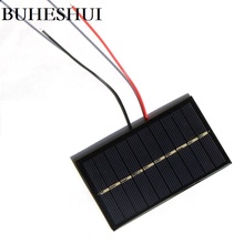 BUHESHUI-célula Solar de 0,75 W y 5V + cable policristalino, cargador de Panel Solar DIY para batería de 3,6 V, juguete de estudio, 100x60MM, 10 Uds. 2024 - compra barato