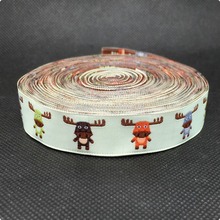 2014 NEW 5/8'' 16mm Wide 10yard/sets Woven Jacquard Ribbon with cow For Dog Collar KTZD2014071411 2024 - buy cheap