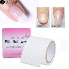 Adhesive Silk Nail Wrap for Nail Building Extension Reinforce Nail Protector White UV Gel Acrylic Tips Manicure Nail Art Tool 2024 - buy cheap
