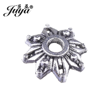 JUYA-Tapas de cuentas de cono de flor de Matel de aleación barata, accesorios de joyería de 2,3x8mm, 100 piezas, AC0067 2024 - compra barato