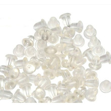 GHRQX  DIY Earrings Jewelry Accessories Bullet Plastic Ear Plugging / Blocked, Earring Back Jewelry Findings Wholesale 200PCS 2024 - buy cheap