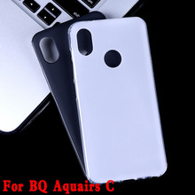 Soft TPU Cover Case For BQ Aquaris C 5.45 in Back Phone Protective Case Rear Black and White Silicon Pudding Cover Guard Shell 2024 - buy cheap