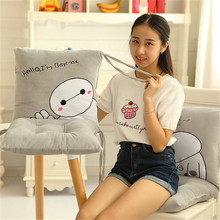 2Pcs/Set Cartoon Fashion Waist pillow+chair cushion Lovely Big Hero 6 Baymax Waist Pillow/office Chair Cushions Plush Figure Toy 2024 - buy cheap