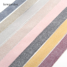 Kewgarden 16mm 1" 25mm Plush Horizontal Stripes Ribbon Handmade Tape DIY Bow Accessories Satin Ribbons Packing Riband 10 Yards 2024 - buy cheap