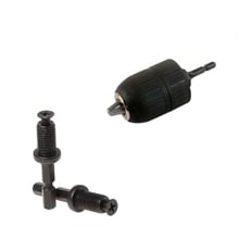 1/4" 6mm Hex Shank Keyless Drill Bit Chuck Adapter Converter Quick Change Tool 2024 - buy cheap