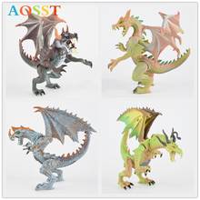 Движущаяся игрушка динозавра, Hello Dragon стерео 4D Тиранозавр Рекс, модель, детские игрушки, набор для гаража, экшн-фигурки 2024 - купить недорого