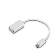 Кабель OTG с Micro USB 17 см для Xiaomi Redmi Note 5, разъем Micro USB для планшета Samsung S6, адаптер OTG с USB 2,0 для Android 2024 - купить недорого