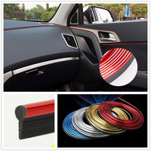 Decoração interior do carro Tira Inserção de rosca para Audi Q3 Q5 SQ5 Q7 A1 A3 A4 A4L A5 A6 A6L A7 a8 S5 S6 S7 TT TTS Qualquer Carros 2024 - compre barato