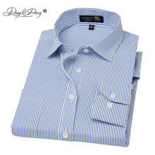 DAVYDAISY New Arrival Autumn Men Shirt Long Sleeved Striped Dress Shirts Male Formal Business Shirts 13 Colors DS161 2024 - buy cheap