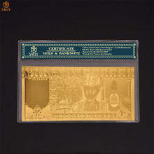 New Souvenir 50 Omani Rial 24k 999 Gold Banknote Collection Oman Replica Currency Gift 2024 - buy cheap