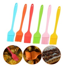 Multi Color silicone pastry brush Oil Brushes bbq brush clean For Cake Bread Butter Baking Tools Kitchen Safety Tools 21*3cm 2024 - buy cheap
