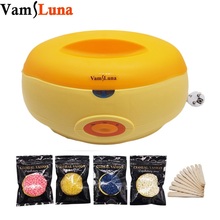 Wax Warmer Paraffin Heater Hair Removal Kit For Facial & Bikini Area & Armpit with 200G Hard Wax Beans and 10 Applicator Sticks 2024 - buy cheap
