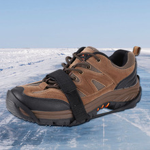 1 пара, хит продаж, 10 заклепок, противоскользящие снежные альпинистские ботинки шипы для обуви, скобы, обувь для походов, скалолазания 2024 - купить недорого