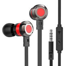 Original WD21 Earphones with Microphone Super Bass Earphone Headset For iphone 6 6s xiaomi earphone Smartphone Gaming Earbuds 2024 - buy cheap