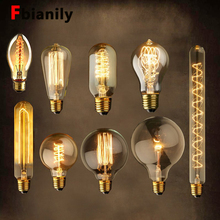 Vintage Edison Bulb E27 220V Retro Lamp 40W Lampada Ampoule Vintage Light Bulb ST64 Antique Lamp Incandescent Home Filament New 2024 - buy cheap